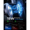 LISEN 15W MagSafe Car Mount Charger, Magnetic Wireless Car Phone Holder(Matte Black)