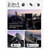 LISEN 15W MagSafe Car Mount Charger,[Light Pink] Magnetic Wireless Car Charger, Dashboard & Air Vent Car Phone Mounts, Car Phone Holder for iPhone 17-12, Samsung, Pixel, Cute Car Accessories for Women(Black Gray)