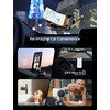 LISEN Portable for iPhone 17 Electric Vacuum Suction Phone Holder for Car MagSafe, Magnetic Phone Holder for Car Suction Cup Phone Mount Foldable for iPhone 17 Pro Max Air /16/15/14/13/12 Kits(silver)