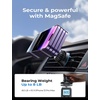 LISEN for MagSafe Car Mount [Strong Magnets] Magnetic Phone Holder for Car Hands Free Cell Phone Mount Cradle Vent & Dashboard Car Accessories for Women Men fit iPhone 17 16 15 14 13 12, Black
