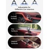 LISEN for MagSafe Car Phone Mount -Strong Magnets Magnetic Phone Holders for Your Car 2-in-1 Vent Dashboard Magnet Cell Phones Holder Mounts Car Accessories Gifts for Men Women fit iPhone, Black(Carbon Fiber)