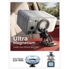 LISEN for MagSafe Car Phone Mount -Strong Magnets Magnetic Phone Holders for Your Car 2-in-1 Vent Dashboard Magnet Cell Phones Holder Mounts Car Accessories Gifts for Men Women fit iPhone, Black(Black)