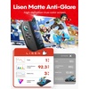 LISEN for [Matte Version] Nintendo Switch 2 Screen Protector (Anti-Glare & Auto Alignment Kit) Tempered Glass [Longest Durable] Full Coverage Switch2 Accessories, fit Pokémon Legends Z-A, 2 Pack(【Matte】Switch 2（2025）*2 Pcs)