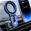 LISEN for MagSafe Car Mount, Magnetic Phone Holder for Car Vent Phone Mount, Super Magnetic Car Phone Mount, Air Vent Hands Free Phone Mount, Gifts Car Phone Holder Magnetic for iPhone 17 Pro Max 16(Blue)