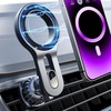 LISEN for MagSafe Car Mount, Magnetic Phone Holder for Car Vent Phone Mount, Super Magnetic Car Phone Mount, Air Vent Hands Free Phone Mount, Gifts Car Phone Holder Magnetic for iPhone 17 Pro Max 16(Black)