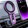 LISEN for MagSafe Car Mount, Magnetic Phone Holder for Car Vent Phone Mount, Super Magnetic Car Phone Mount, Air Vent Hands Free Phone Mount, Gifts Car Phone Holder Magnetic for iPhone 17 Pro Max 16(Purple)