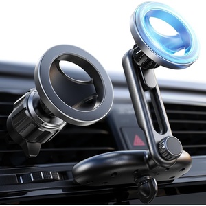 LISEN for MagSafe CD Phone Holder for Car Mount [Angle Adjustable] Magnetic Phone Holder for iPhone Magsafe Car Mount CD Slot Hands Free CD Player Phone Mount for iPhone 15 Pro Max Plus Galaxy Kits