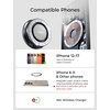 LISEN for iPhone 18 Car Holder Mount Pro Max, 360 Adjustable Vacuum Magnetic Phone Holder for Car [All Metal & Nano Gel Super Strong Suction] for Magsafe Mount for iPhone 17 Pro Max 16 15, Silver(Silver)