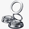LISEN for iPhone 18 Car Holder Mount Pro Max, 360 Adjustable Vacuum Magnetic Phone Holder for Car [All Metal & Nano Gel Super Strong Suction] for Magsafe Mount for iPhone 17 Pro Max 16 15, Silver(Silver)