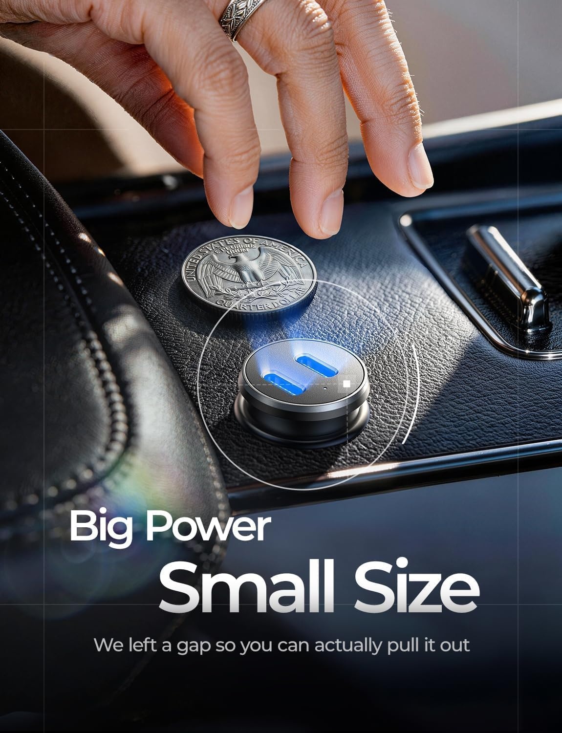 image:imageLISEN 90W Car Charger USB C Fast ChargeUSB C Car Charger for iPhone 17 ProBlack