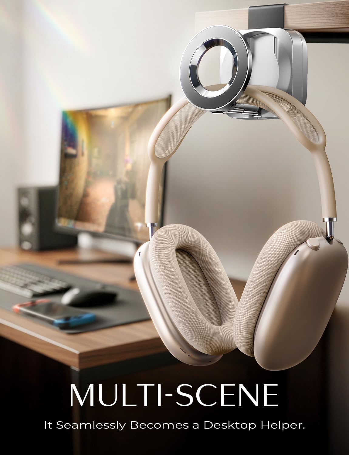 image:imageLISEN Airplane Travel Essentials for Flying Airplane Phone Holder for DeskSilver