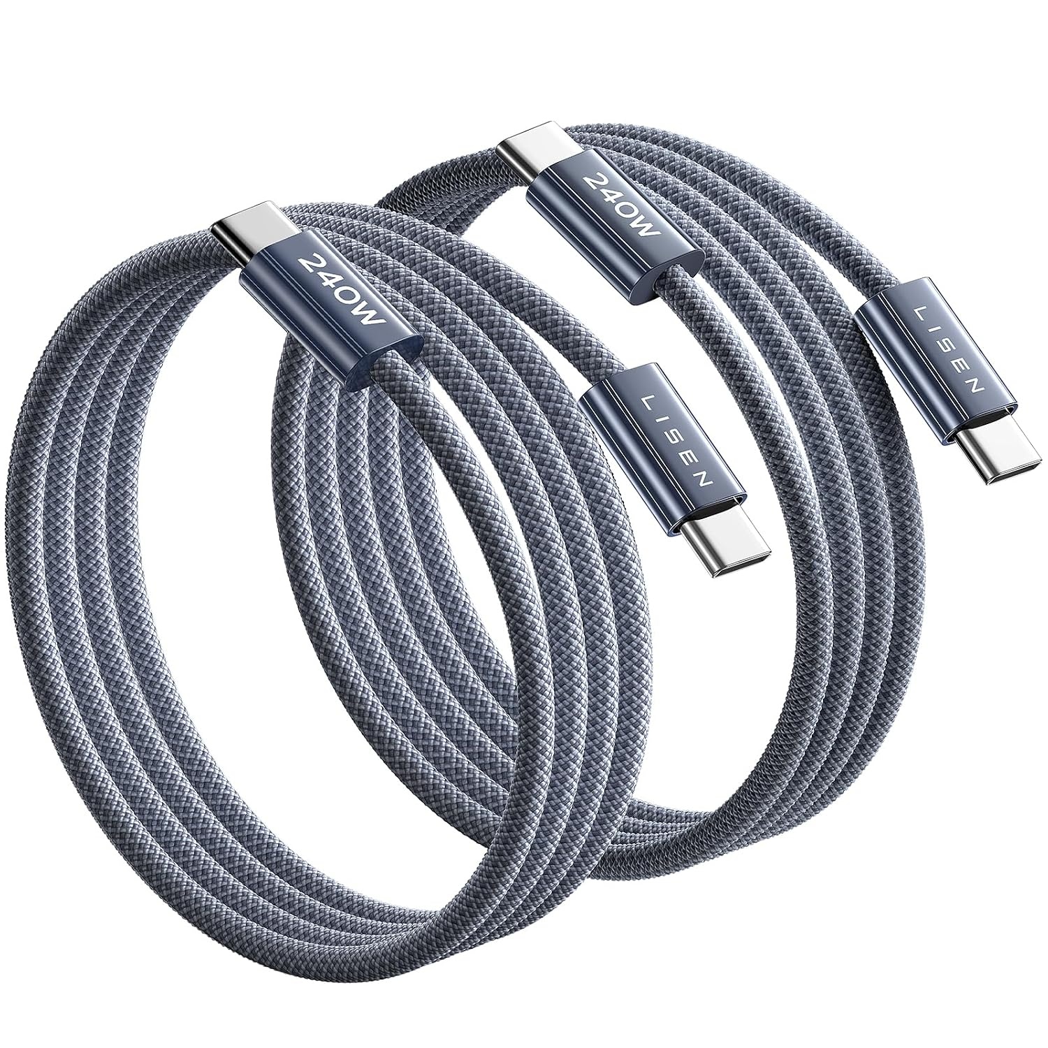 image:imageLISEN USB C to USB C Cable 240W Fast Charging Type C Charger Cord 66FTMidnight