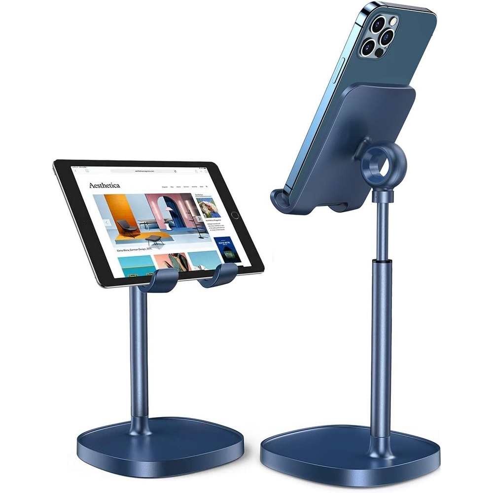 image:imageLISEN Cell Phone Stand iPhone Holder for Desk Pink Gifts Gadgets OrganizerBlue