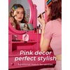 LISEN Airplane Travel Essentials for Flying Airplane Phone Holder for Desk(Pink)