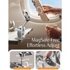 LISEN Airplane Travel Essentials for Flying Airplane Phone Holder for Desk(Silver)