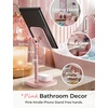 LISEN Cell Phone Stand iPhone Holder for Desk, Pink Gifts Gadgets Organizer(A- Pink)