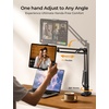LISEN Tablet Stand iPad Holder Desk Mount, Kindle Accessories Tablet Holder(Black)