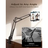 LISEN Tablet Stand iPad Holder Desk Mount, Kindle Accessories Tablet Holder(White)