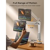 LISEN Tablet Stand iPad Holder Desk Mount, Kindle Accessories Tablet Holder(White)