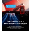 LISEN for MagSafe Car Mount [3800gf Strong Magnet & 90+LBS Suction] 360° Adjustable Vacuum Magnetic Phone Holders for Your Car, for iPhone 17 Pro Max 16 15 14 13 12 Plus Air for All Smartphones(Zenith Black)