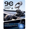 LISEN for MagSafe Car Mount [3800gf Strong Magnet & 90+LBS Suction] 360° Adjustable Vacuum Magnetic Phone Holders for Your Car, for iPhone 17 Pro Max 16 15 14 13 12 Plus Air for All Smartphones(Carbon Fiber)