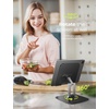 LISEN for iPad Stand Holder, Aluminum Tablet Stand Holder for iPad(Black)