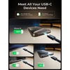 LISEN for iPhone 16 15 USB C to USB C Fast Charging, 60W USB C Cable Type C Fast Charging Cable for iPhone 16 15,Samsung Galaxy S25 Ultra Plus S24 S23 iPad Pro 13 12.9inch, iPad Air 5,White 3Pack 6FT(Midnight)