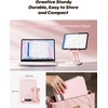LISEN iPad Stand Tablet Holder for Desk, Adjustable Portable Monitor Stand(Pink)