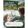 LISEN iPad Stand Tablet Holder for Desk, Adjustable Portable Monitor Stand(White)