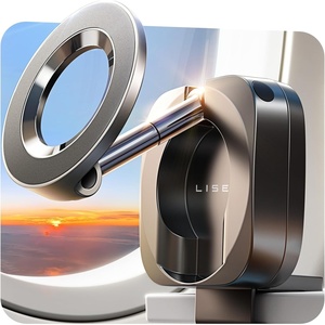 LISEN Airplane Travel Essentials for Flying Airplane Phone Holder for Desk(Black)