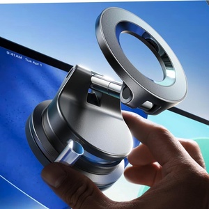 LISEN for MagSafe Car Mount [3800gf Strong Magnet & 90+LBS Suction] 360° Adjustable Vacuum Magnetic Phone Holders for Your Car, for iPhone 17 Pro Max 16 15 14 13 12 Plus Air for All Smartphones(Black)