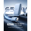 LISEN Magnetic Portable Charger Power Bank for iPhone 10000mAh(Ice Blue)