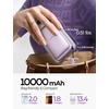 LISEN Magnetic Portable Charger Power Bank for iPhone 10000mAh(Soft Violet)