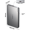 LISEN Qi2 15W Ultra Slim MagSafe Battery Pack,5000mAh Fast Charging MagSafe Power Bank Slim Wireless,Slim Magnetic Portable Charger,Magnetic Power Bank for iPhone Air/17/16/15-12 Series，Pink(Glacier Gray)