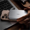 LISEN Qi2 15W Ultra Slim MagSafe Battery Pack,5000mAh Fast Charging MagSafe Power Bank Slim Wireless,Slim Magnetic Portable Charger,Magnetic Power Bank for iPhone Air/17/16/15-12 Series，Pink(Glacier Gray)