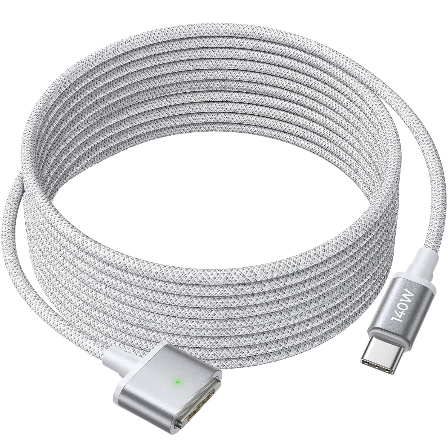 image:imageLISEN MacBook Charger USBC to Magnetic 3 Cable 66FT for M4M3M2 MacBook Pro Air M5 Charger 140W Magnetic Safe 3 Cable Computer Laptop Cord for Pro 1614 20262021 Air 1513 20262022Grey