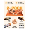 LISEN Coiled USB C to USB C Cable 2 Pack 60W Fast Charging Cord(Orange)