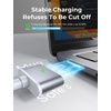 LISEN MacBook Charger USB-C to Magnetic 3 Cable (6.6FT) for M4/M3/M2 MacBook Pro Air M5 Charger, 140W Magnetic Safe 3 Cable Computer Laptop Cord for Pro (16″/14″ 2026-2021) Air (15”/13” 2026-2022)(Grey)