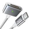 LISEN MacBook Charger USB-C to Magnetic 3 Cable (6.6FT) for M4/M3/M2 MacBook Pro Air M5 Charger, 140W Magnetic Safe 3 Cable Computer Laptop Cord for Pro (16″/14″ 2026-2021) Air (15”/13” 2026-2022)(Grey)