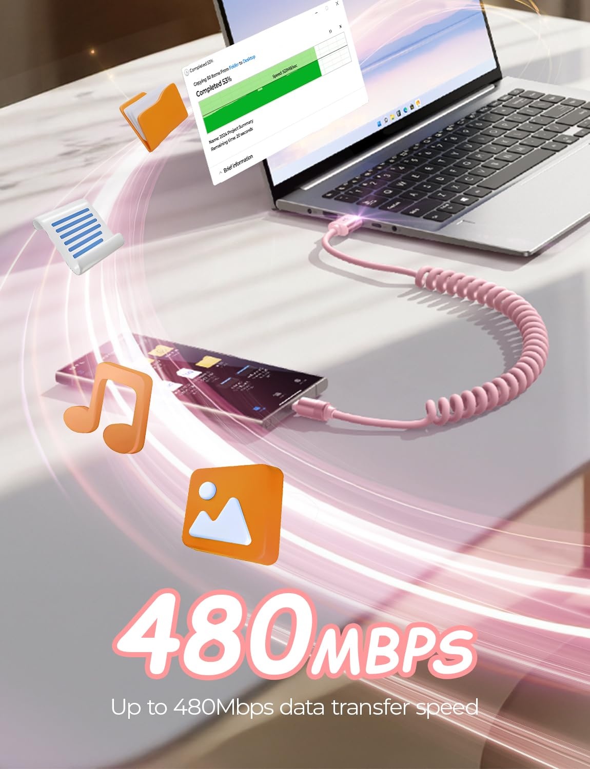 image:imageLISEN Coiled USB C Cable 2 Pack for Android Auto amp CarPlay Cable Short USB A to USB C Cable Compatible with iPhone 171615 Samsung Galaxy S25S24S23 A15A14 Google Pixel 98 Green 4FTPink