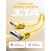 LISEN Coiled USB C Cable, 2 Pack for Android Auto & CarPlay Cable, Short USB A to USB C Cable Compatible with iPhone 17/16/15, Samsung Galaxy S25/S24/S23 A15/A14, Google Pixel 9/8, Green 4FT(Yellow)
