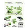 LISEN Coiled USB C Cable, 2 Pack for Android Auto & CarPlay Cable, Short USB A to USB C Cable Compatible with iPhone 17/16/15, Samsung Galaxy S25/S24/S23 A15/A14, Google Pixel 9/8, Green 4FT(Green)