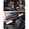 LISEN Retractable Car Charger, 84W Car Charger USB C Fast Charge, 4 in 1(Carbon Black)