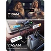 LISEN Retractable Car Charger, 84W Car Charger USB C Fast Charge, 4 in 1(Grey)