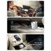 LISEN Retractable Car Charger, 84W Car Charger USB C Fast Charge, 4 in 1(White)