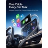 LISEN Ultra Flat Car Carplay Cable USB C for iPhone 17/17 Pro Charger Cord
