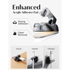 LISEN Magnetic Charging Cord Holder 8-Pack Charging Cord Organizer [1S Click-in], Easy Open Cable Holder with Strong Adhesive, Cable Management Clips Neatly for Nightstand, Desk, Home, Office, Car(Black)
