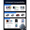 LISEN 108W Car Charger USB C 3-Port Cigarette Lighter Adapter Fast Charge(Black)