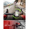 LISEN Bike Phone Holder, [Super Easy Install] Motorcycle Phone Mount Ebike Accessories Bicycle Handlebar Holder Mount Gifts for Adults Kids Men Mountain Mini Bike Scooter Gear Accessories, Black(Blue)