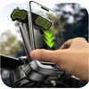 LISEN Bike Phone Holder, [Super Easy Install] Motorcycle Phone Mount Ebike Accessories Bicycle Handlebar Holder Mount Gifts for Adults Kids Men Mountain Mini Bike Scooter Gear Accessories, Black(Black)